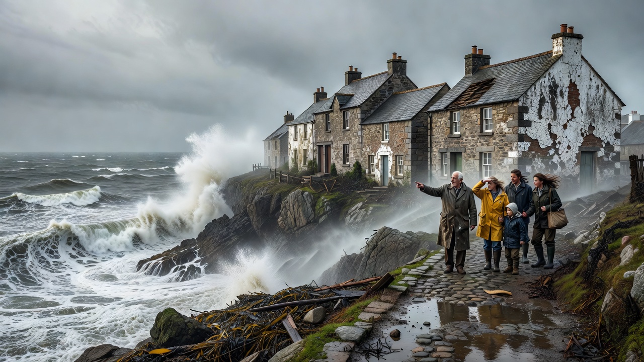 Atlantic Tide Surges Threaten Historic Coastal Villages